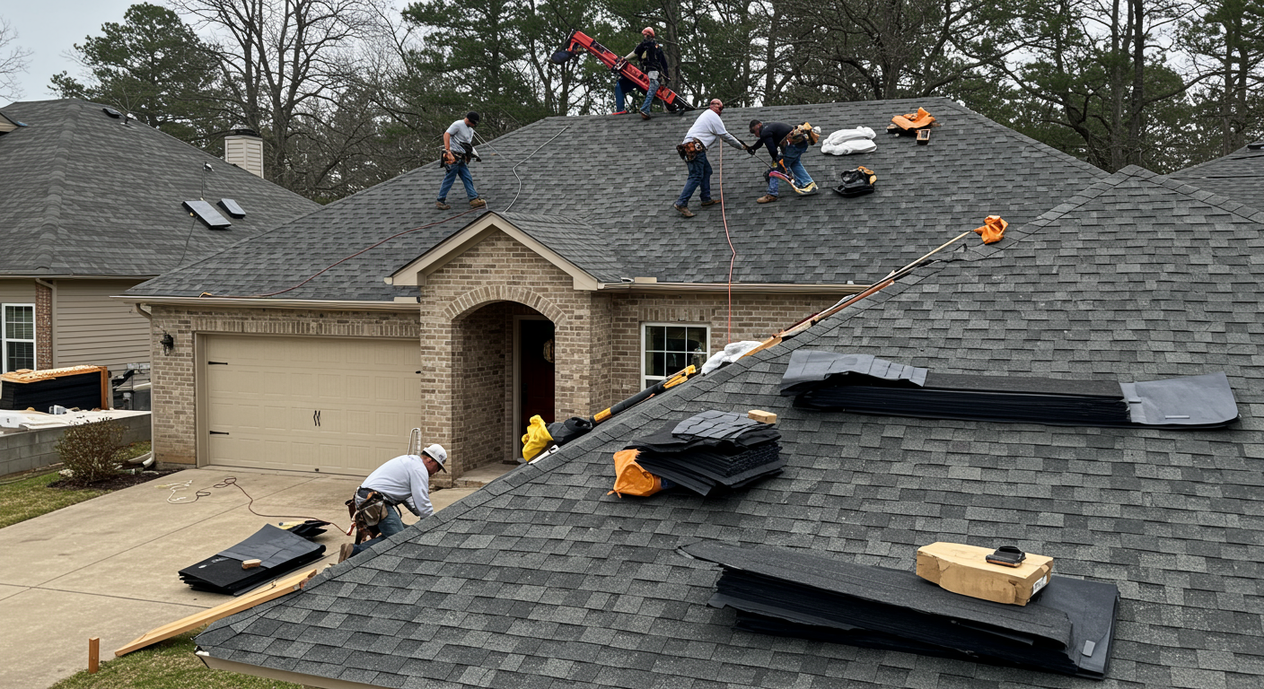 Local Contractors Working